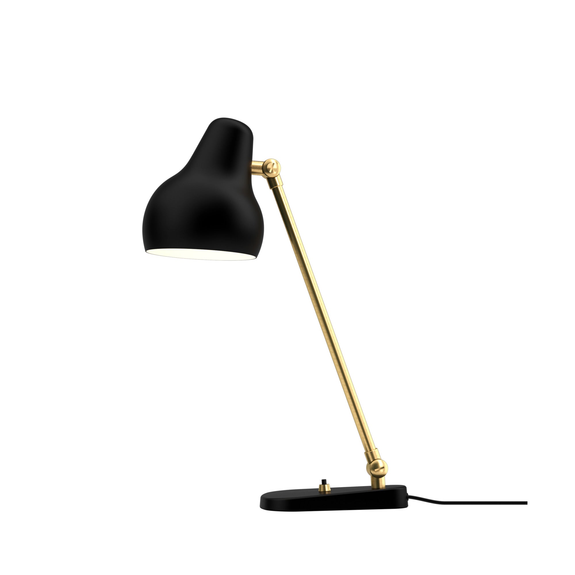 Sort og messing VL 38 bordlamper