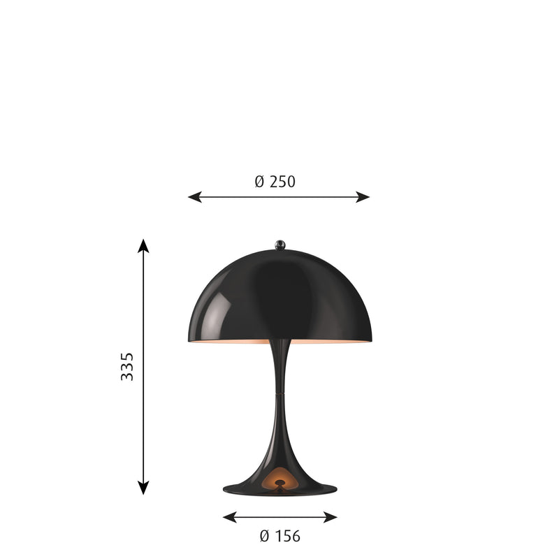 Panthella Bord 250 Sort