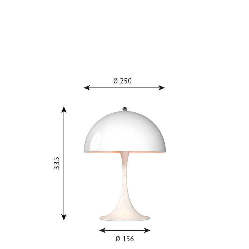Panthella Bord 250 Hvid