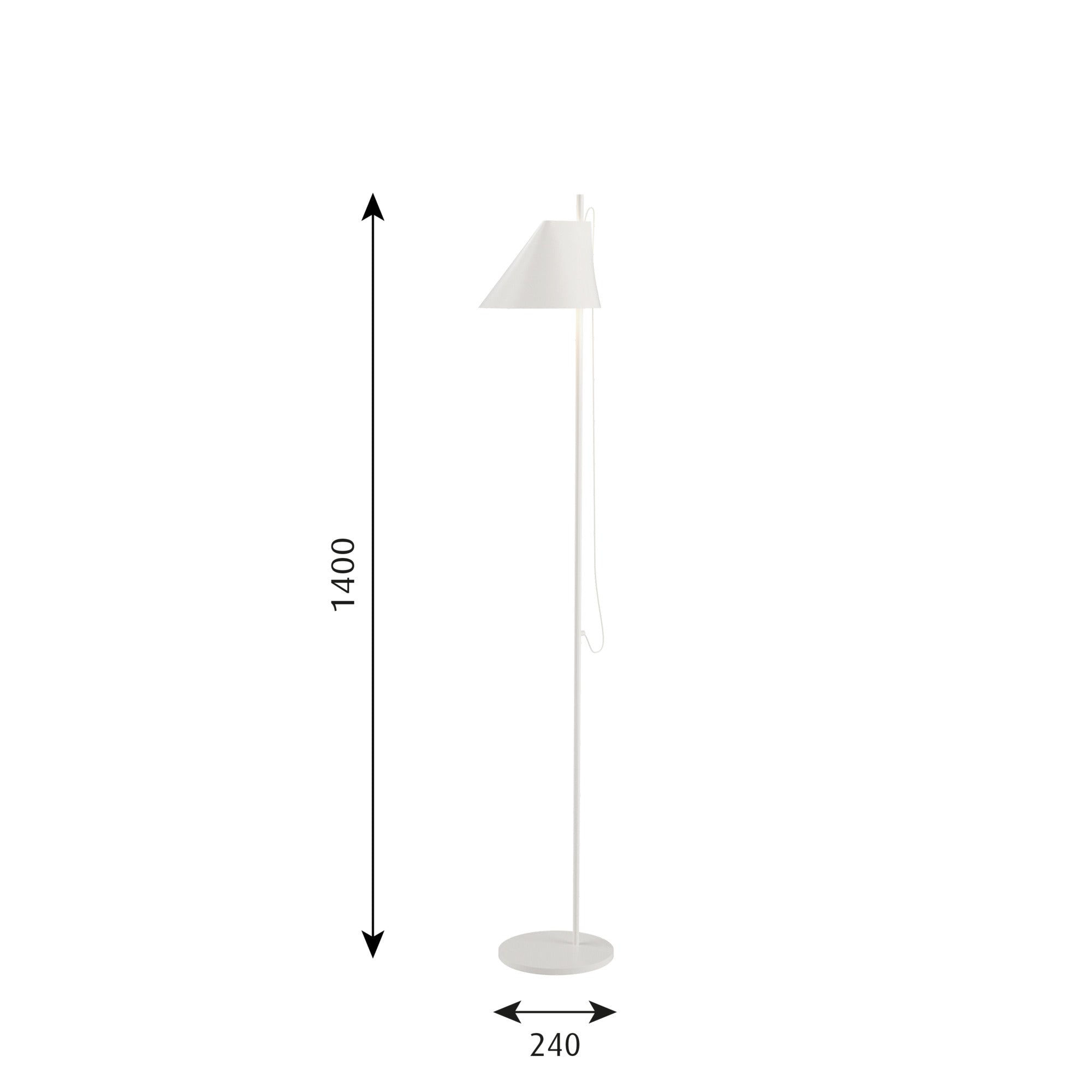 Yuh Gulvlampe LED 2700K Hvid