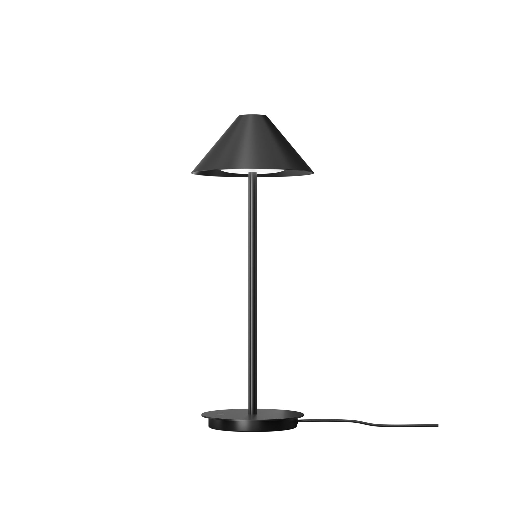 Keglen 175 sort LED bordlampe m fod