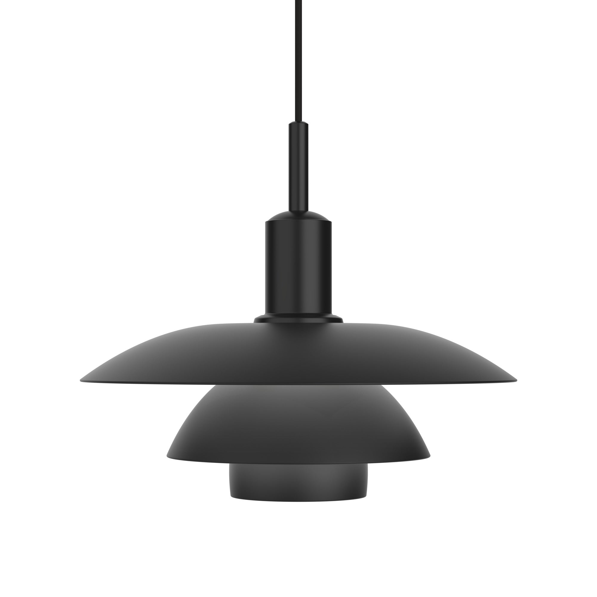 PH lamper 5/5 Pendel Metal Sort 3000K Fase Dæmp
