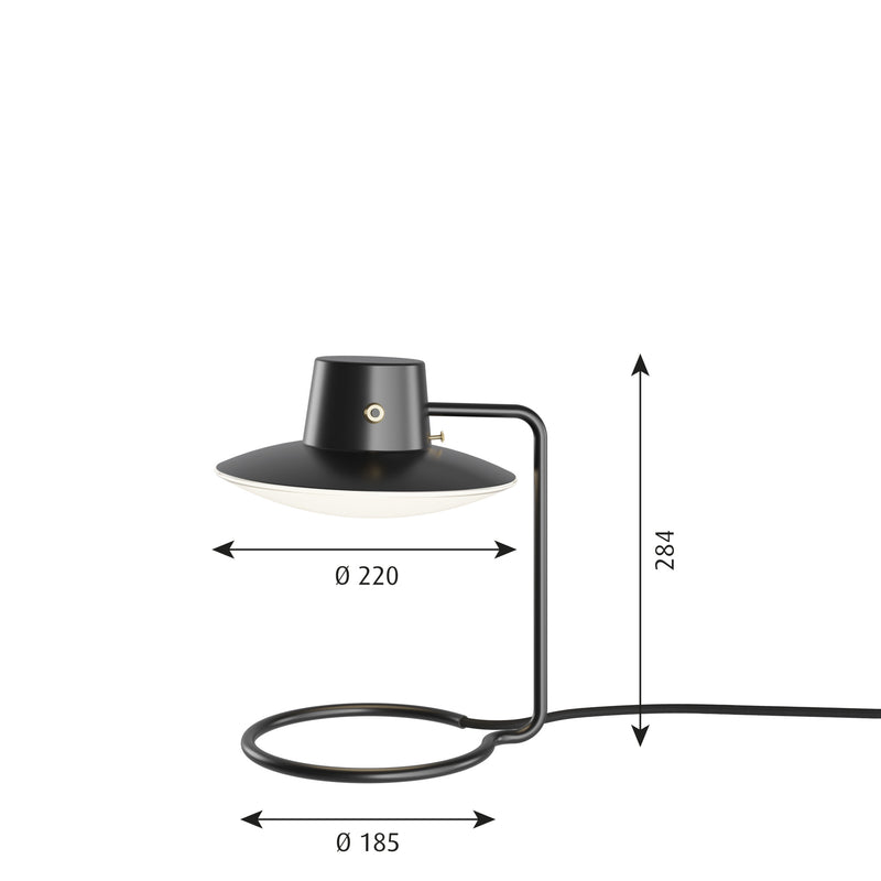 AJ Oxford Bordlampe Mini Metalskærm
