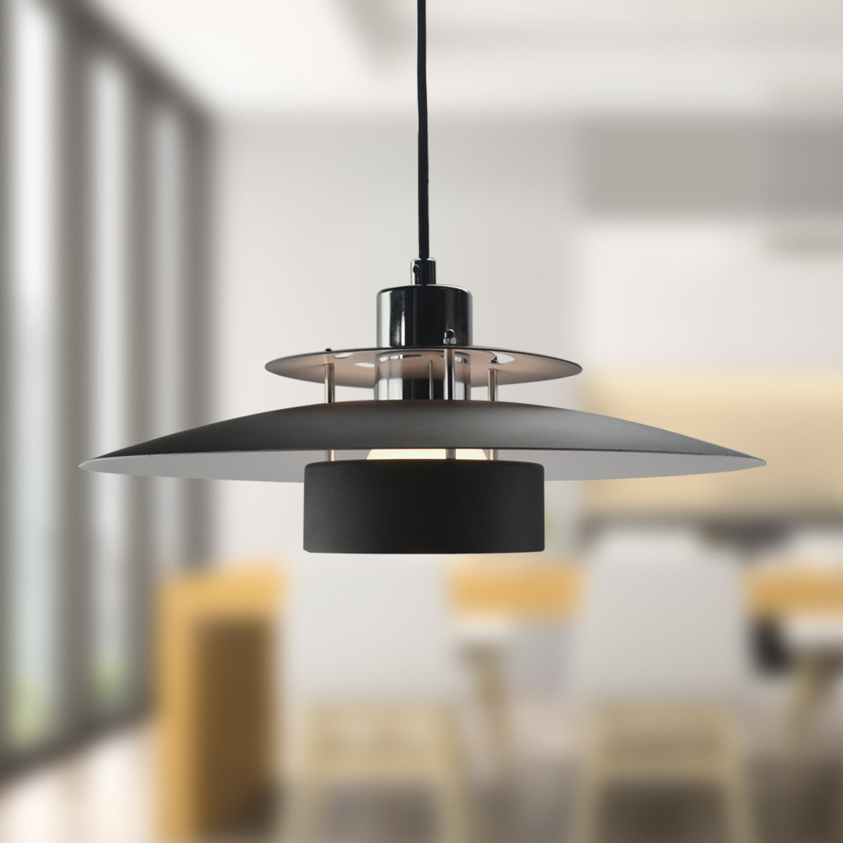 SØRUP Pendel Ø40 Sort, Antique - Halo Design