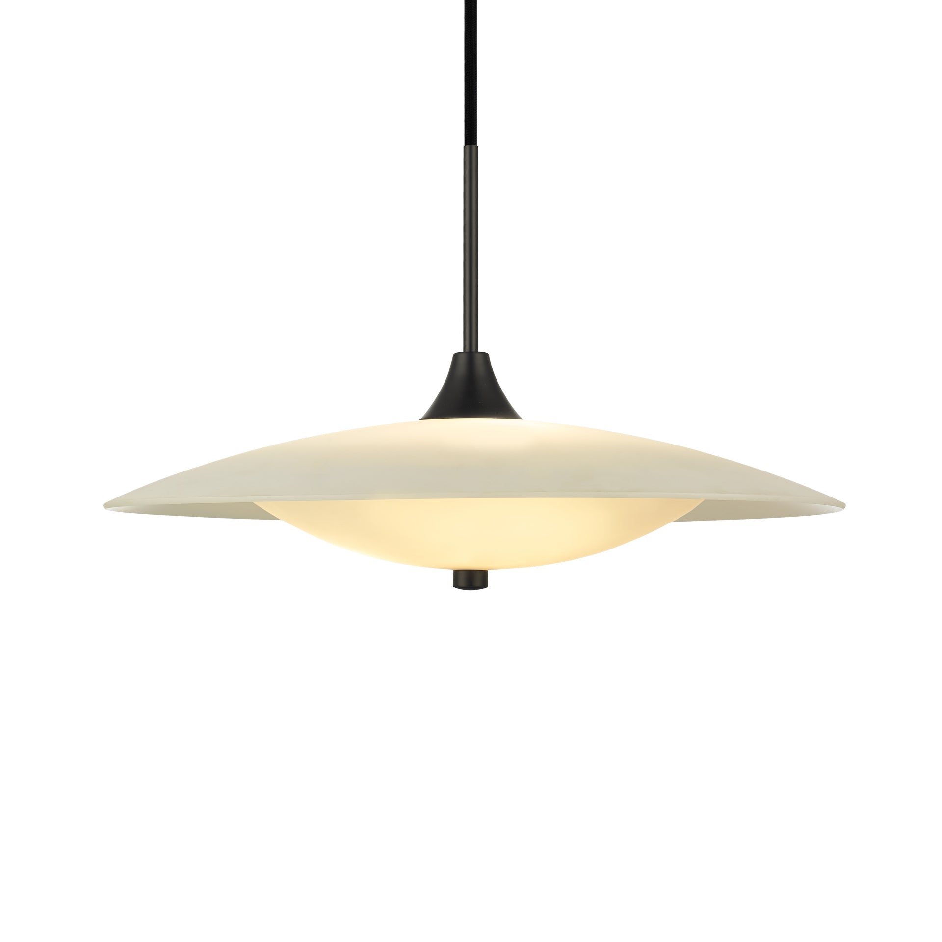 Halo Designs elegante Baroni Pendel i Opal/Sort