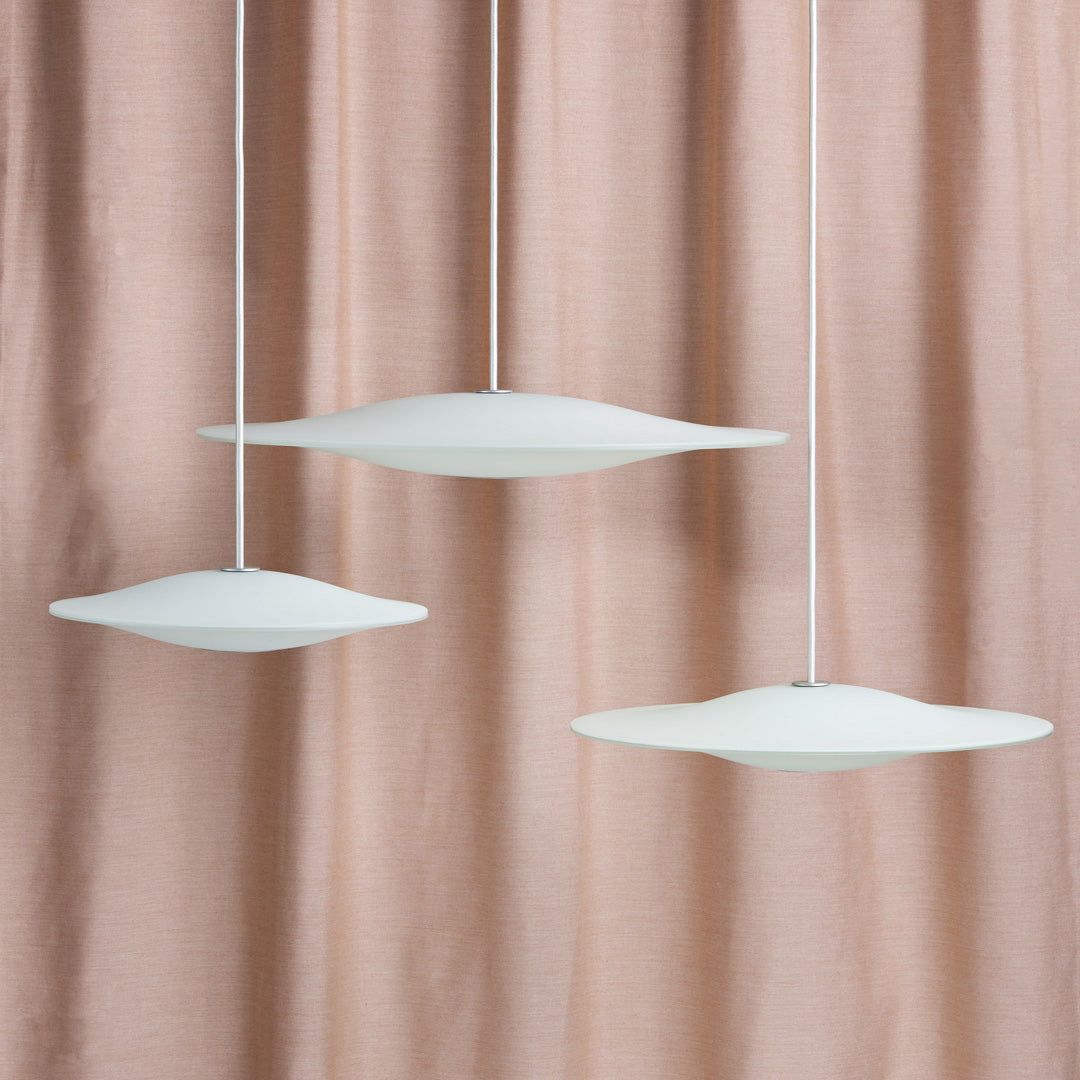 Sinus 330P LED pendel opal glas