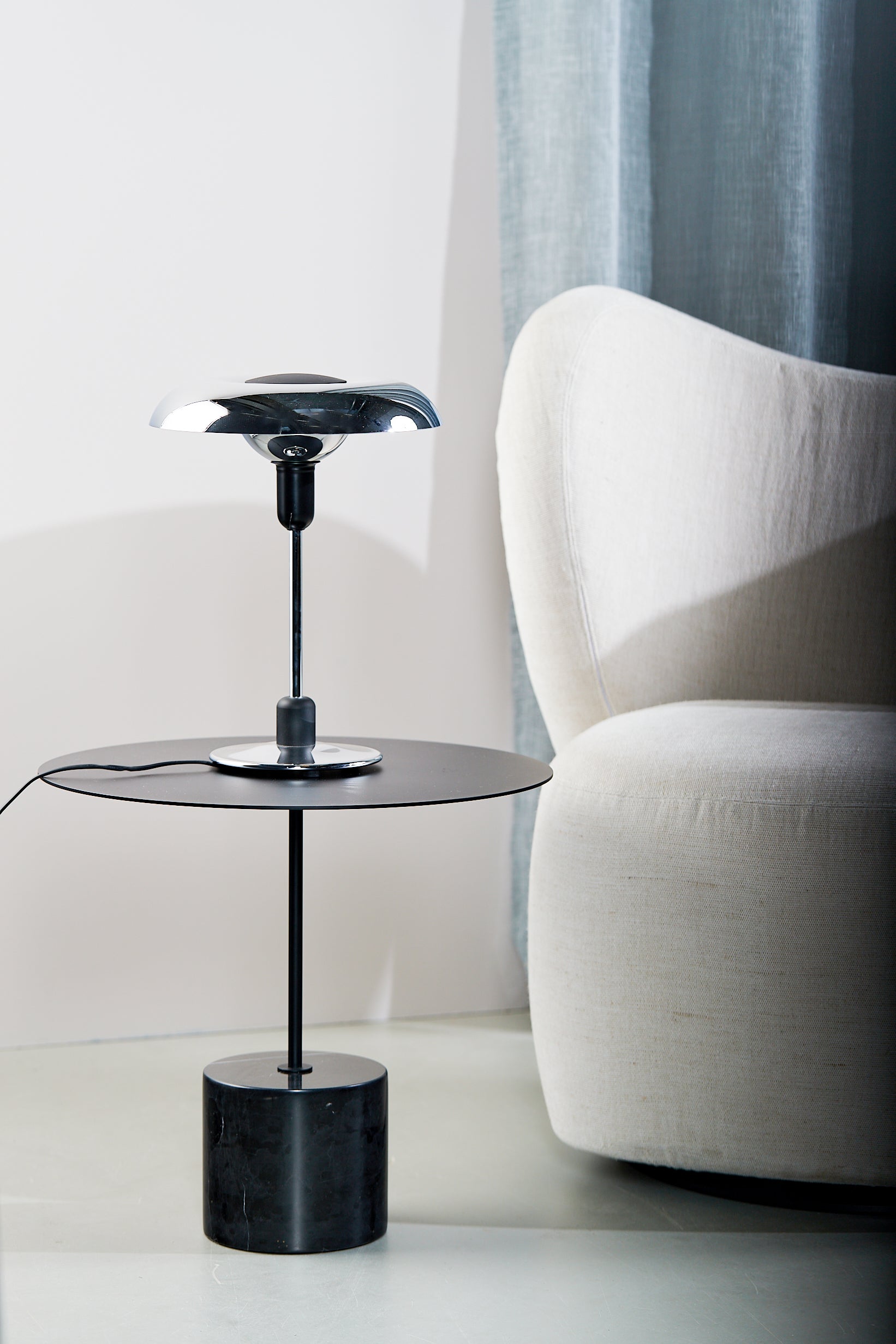 Piet Hein RA 250 Bordlampe Krom