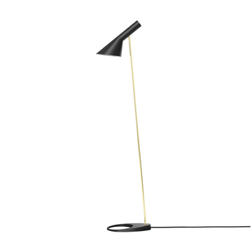 Louis Poulsen AJ Gulvlampe Messing/Sort