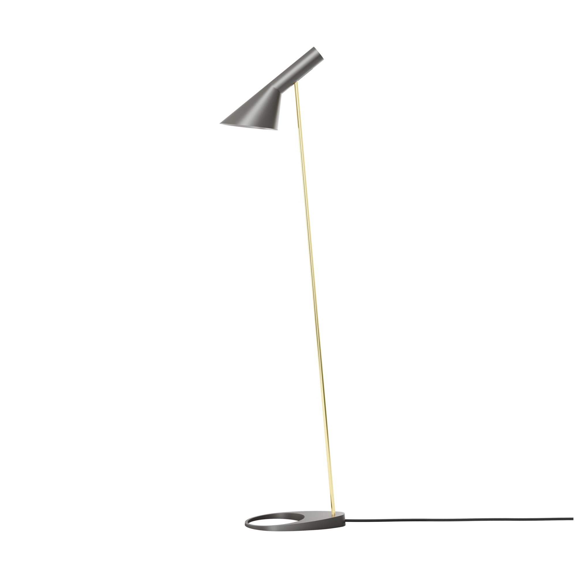 Louis Poulsen AJ Gulvlampe Messing/Warm Grey