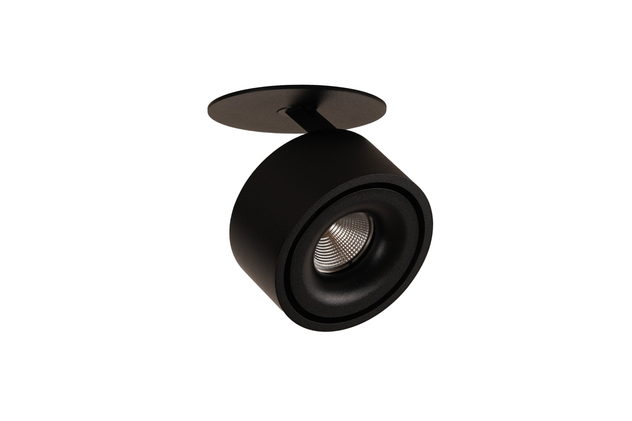 Den elegante designet Easy Braccio Build in B84 LED i Sort indbygget i loftet for dens behagelige belysning