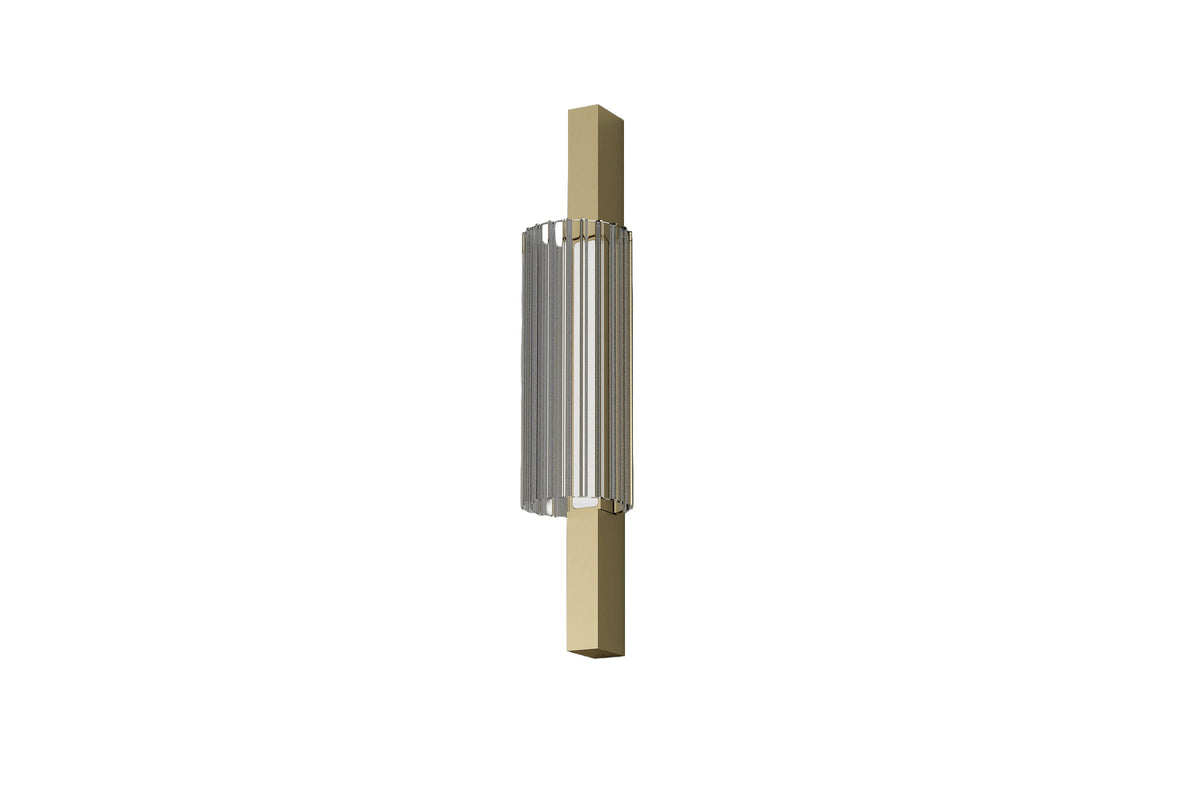 Antidark Lirra 40 Brass LED væglampe