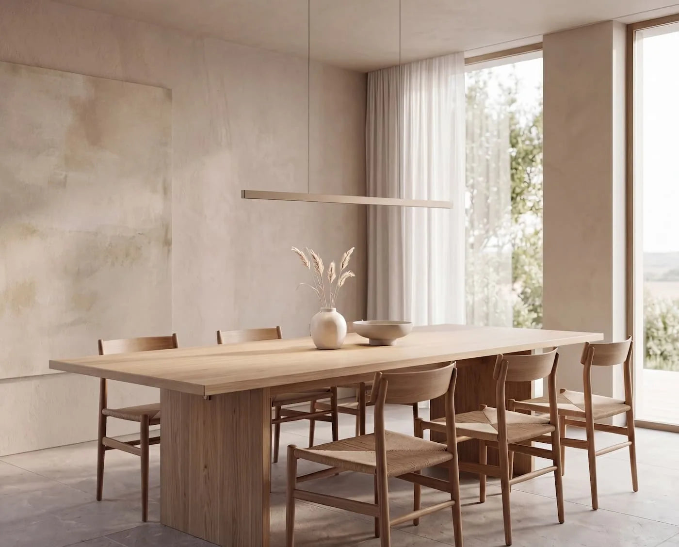 ANTIDARK Tratto Pendel Latte over spisebord