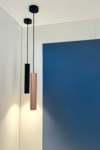 Tube Flex Pendel GU10 L35 - Rose Gold
