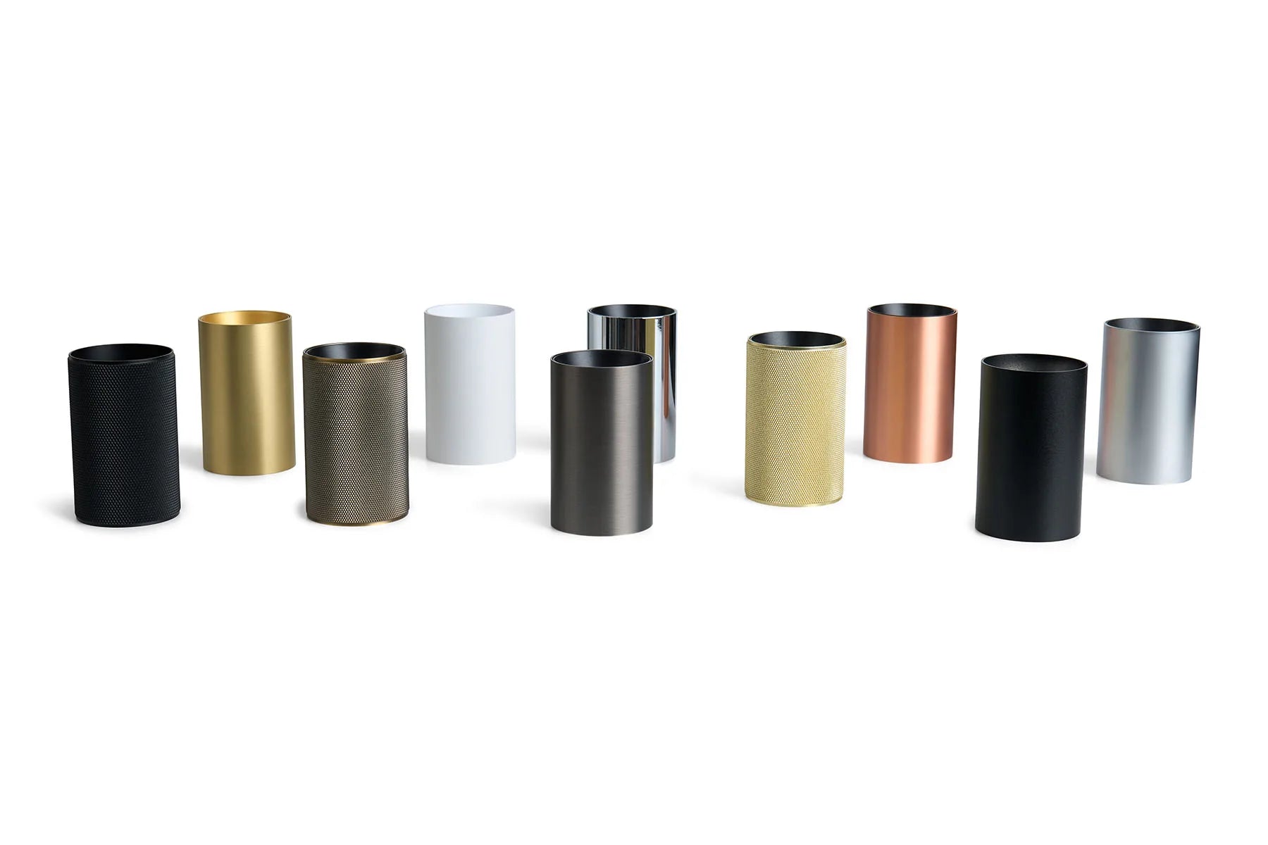 Antidarks unikke kollektion af Cylinder med mange forskellige farver til spots