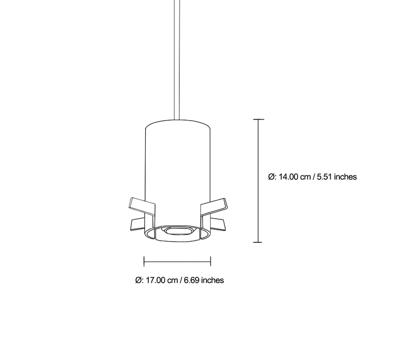 A2 Pendeltop T170 Hvid