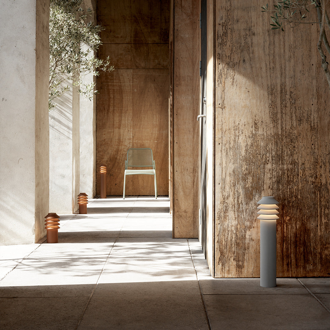 Bysted Garden Pullert Lav Anker u Adapter LED 14W 2700K Corten udenfor