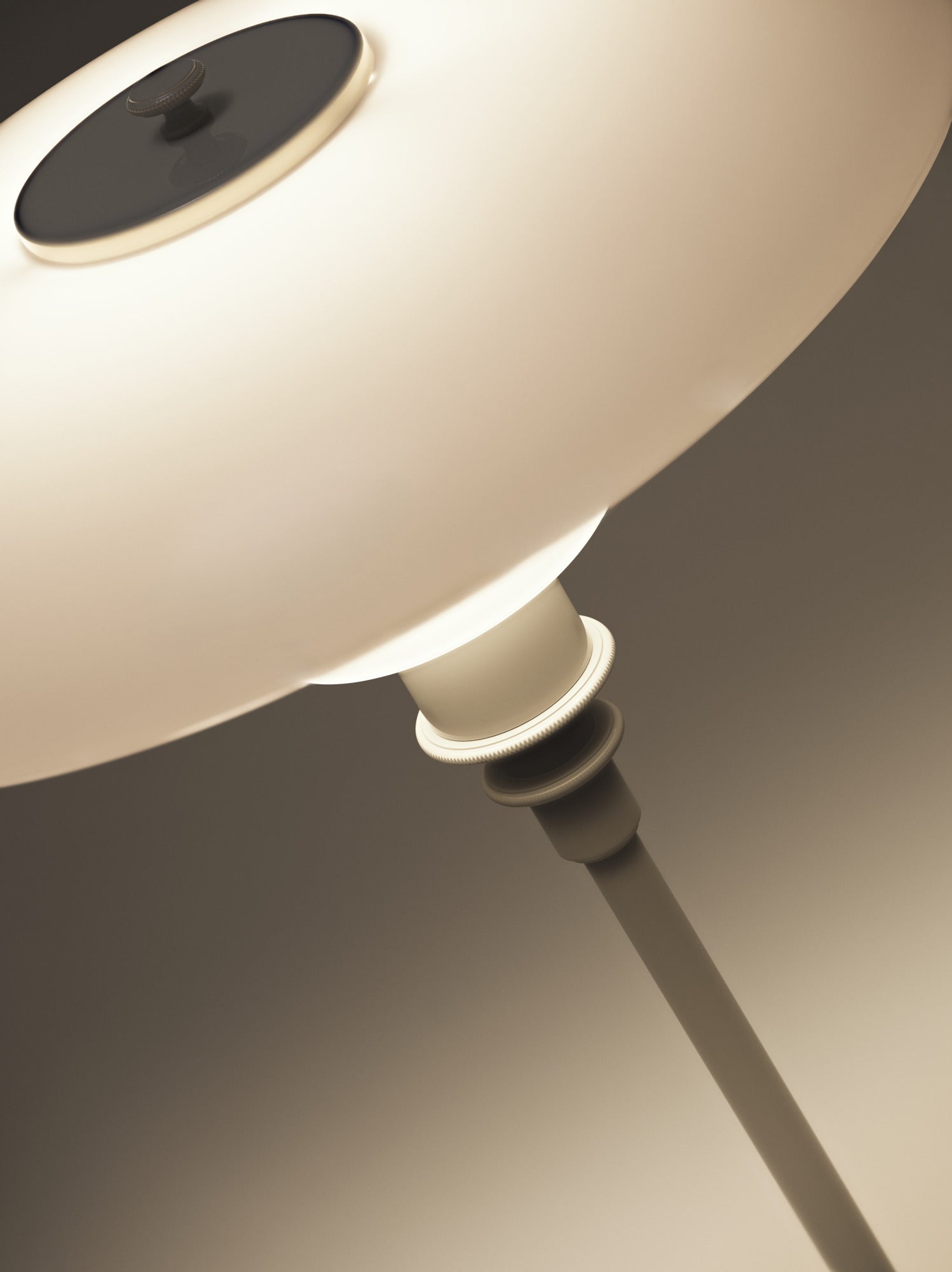 PH 3/2 Beige bordlampe close-up
