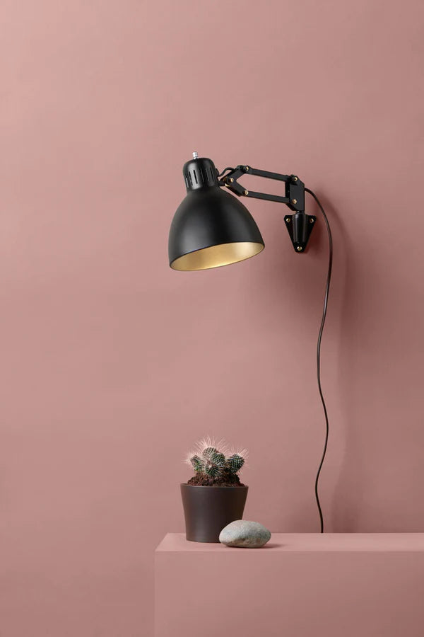 Archi W1 Væglampe Black Gold - Nordic Living