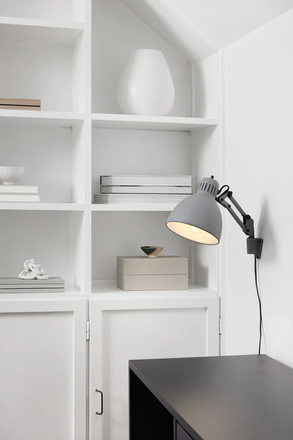 Archi W1 Væglampe Silk Grey - Nordic Living