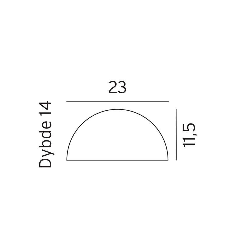 Norlys Paris Kobber, E27 IP43 46W - Udendørslampe