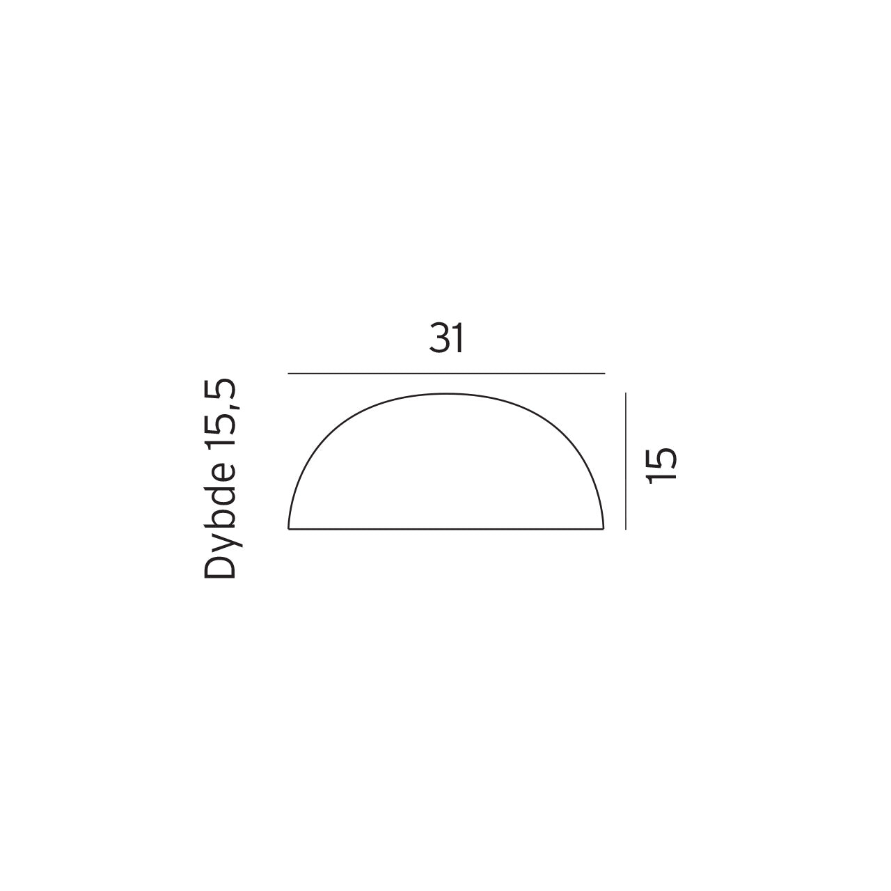 Norlys Halden hvid, LED IP65 8.5W - Udendørslampe