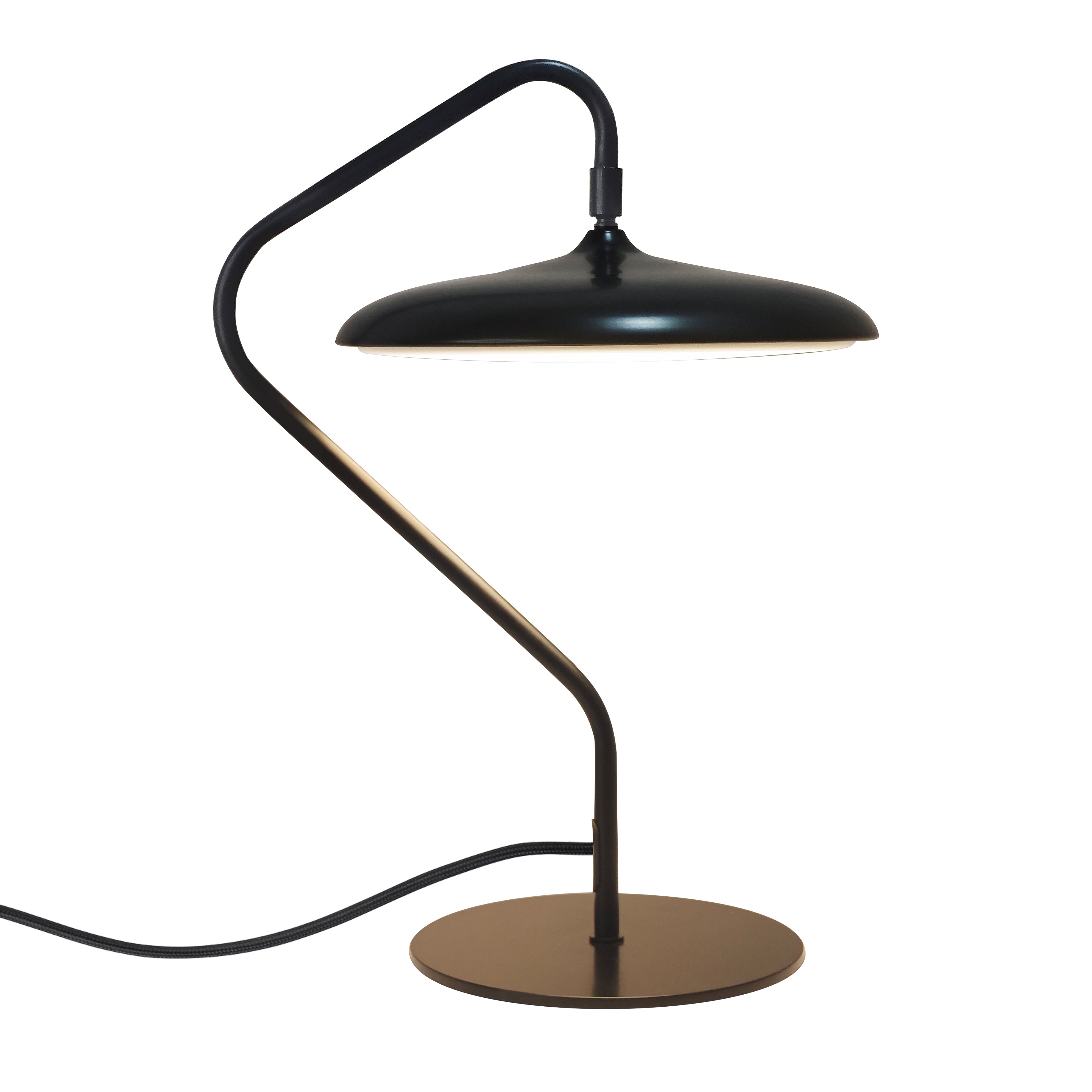Sidevinkel på Nordlux Artist Bordlampe i Sort