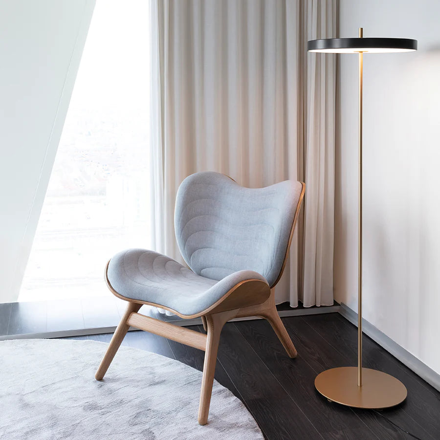 UMAGE Asteria Floor Ø43 Sort - Gulvlampe