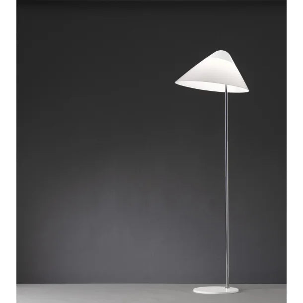 Opala Midi Gulvlampe Hvid Ø42,5 - Pandul