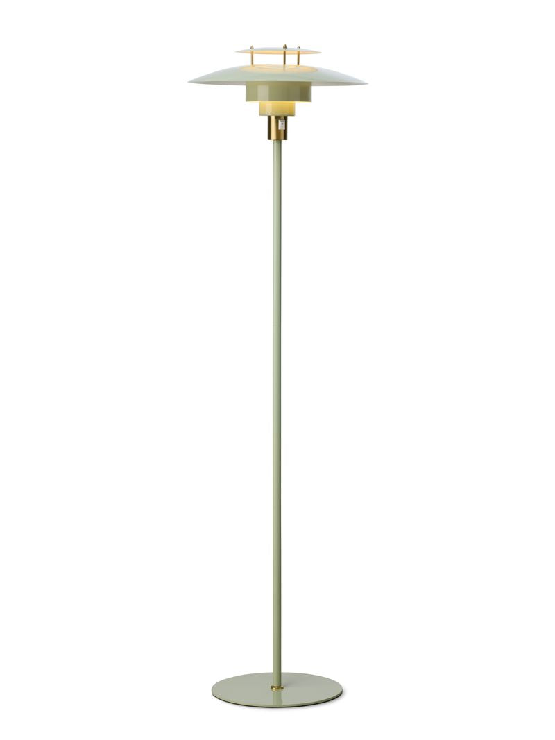 Sørup Gulvlampe Grøn/Messing