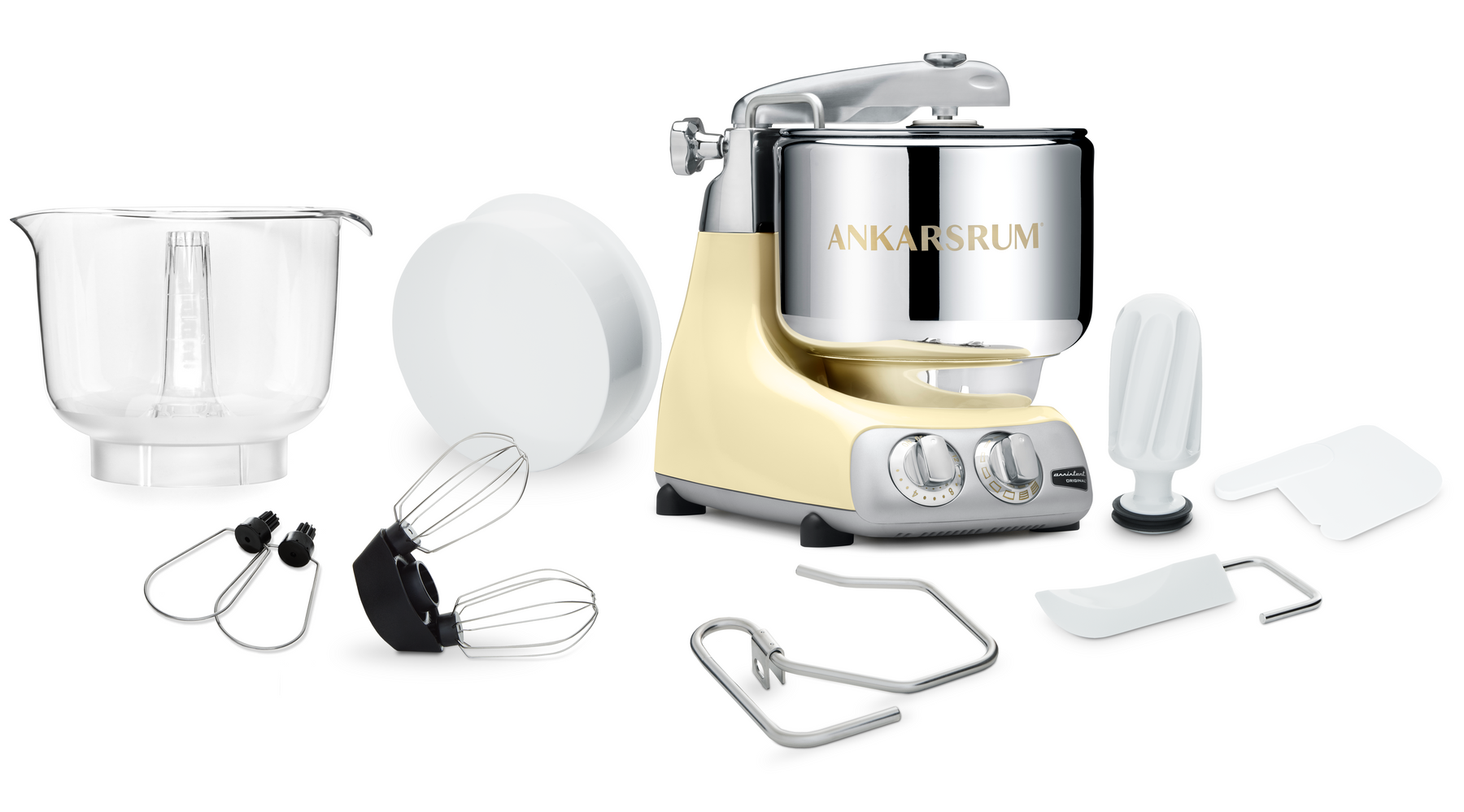 Ankarsrum AKM 6230 C Cremegul Køkkenmaskine billede 7