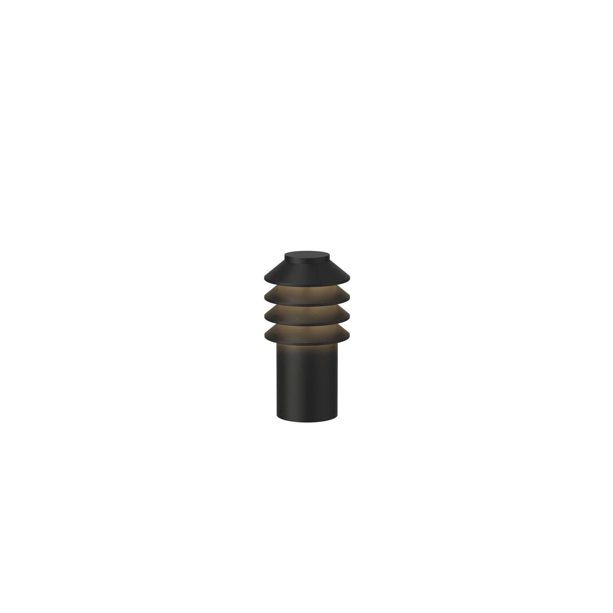 Bysted Garden Pullert Lav Base m Adapter LED 14W 2700K Sort
