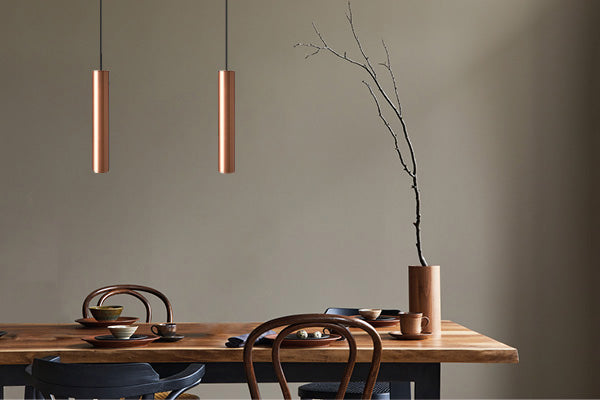 Tube Flex Pendel GU10 L35 - Rose Gold