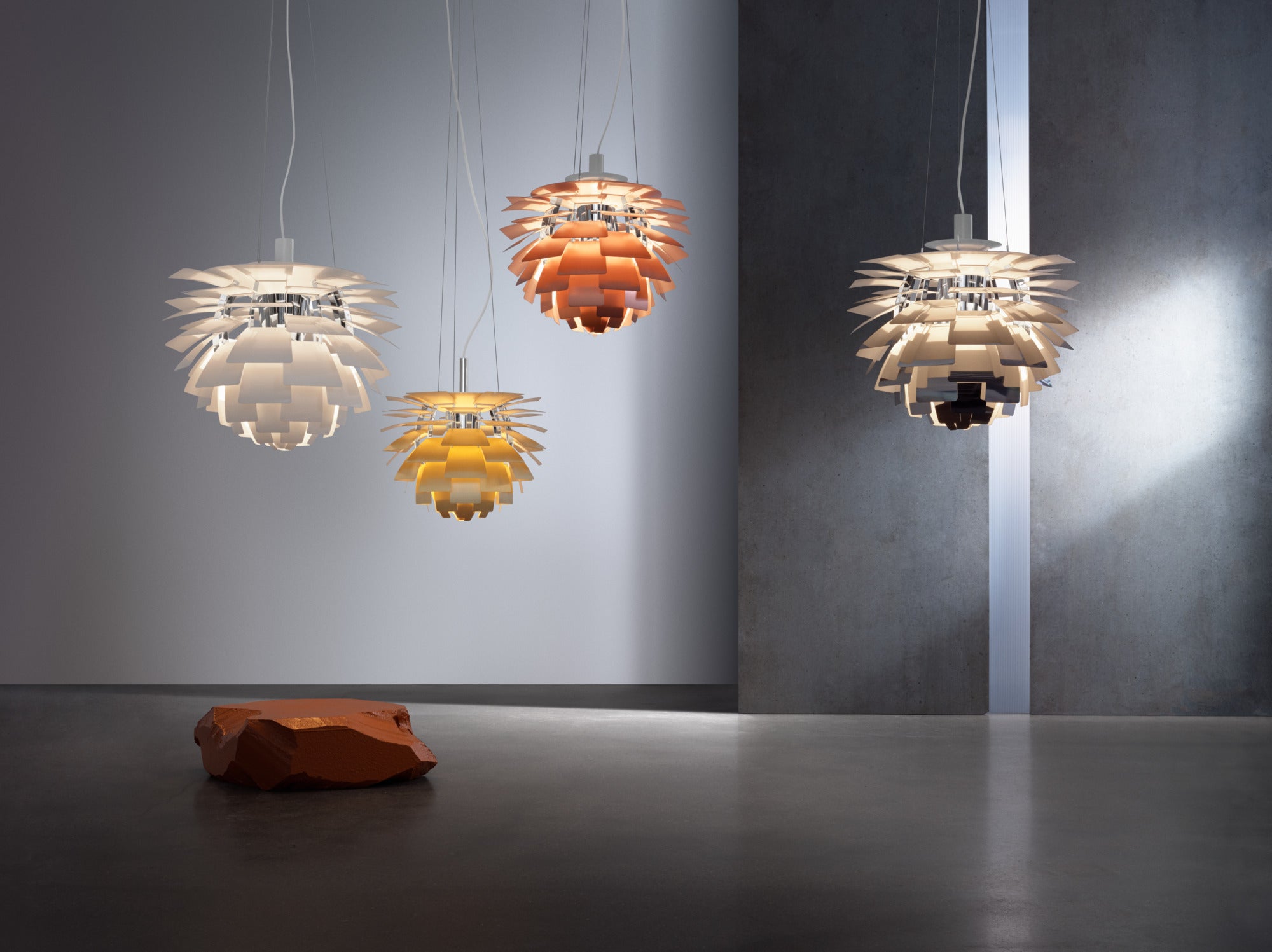 PH Artichoke Ø 600 Pendel LED 2700K Rustfrit stål