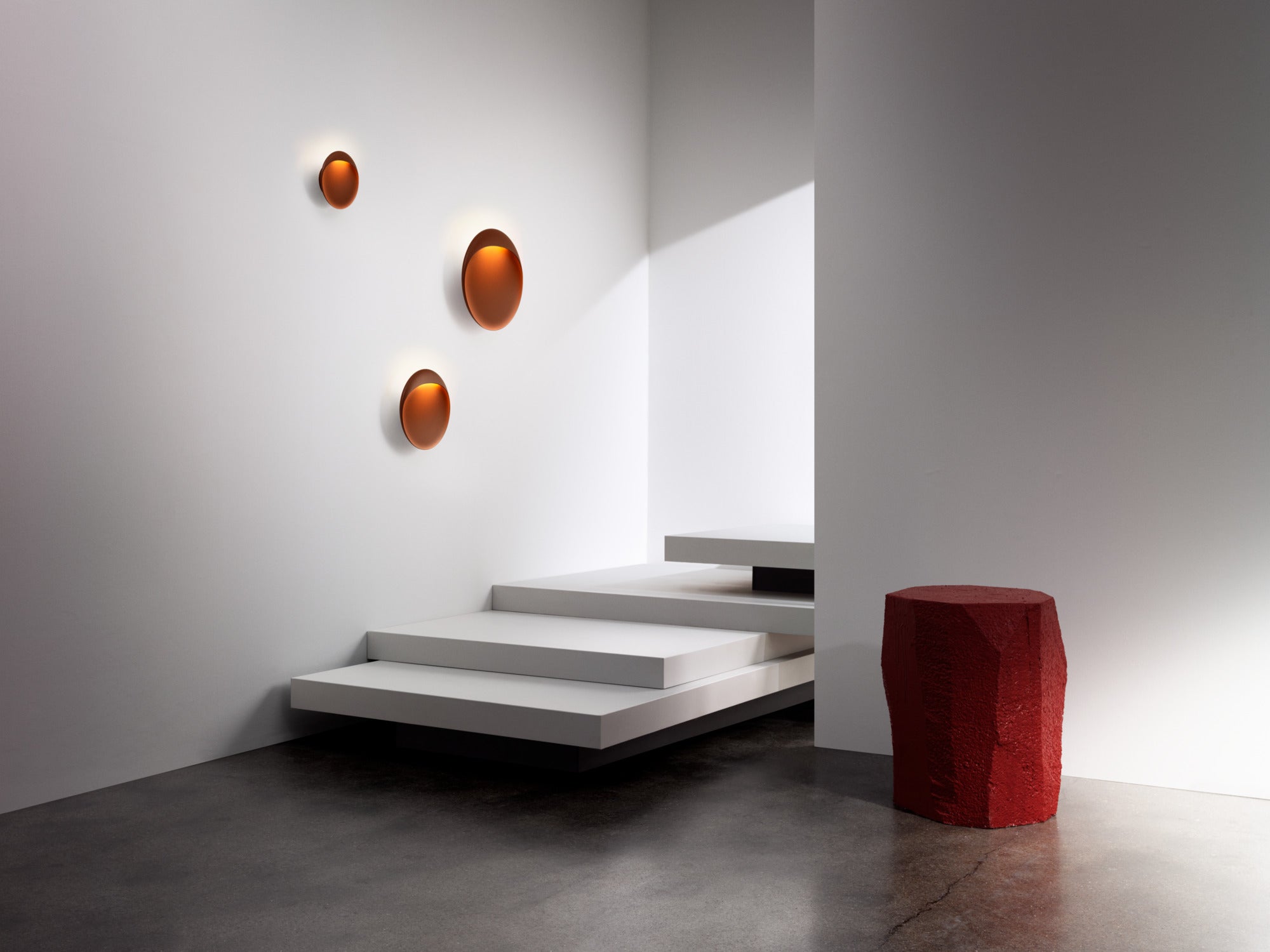 Flindt Væg Corten Ø200 LED 3000K 10W