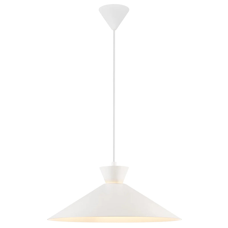 Dial 45 Pendel E27 IP20, Hvid - Nordlux