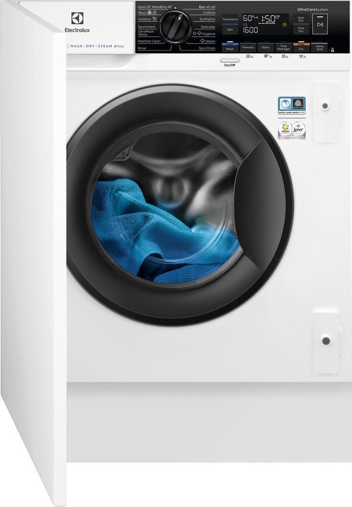 Electrolux EW8WB864T3 800 UltraCare integreret vaske-tørremaskine