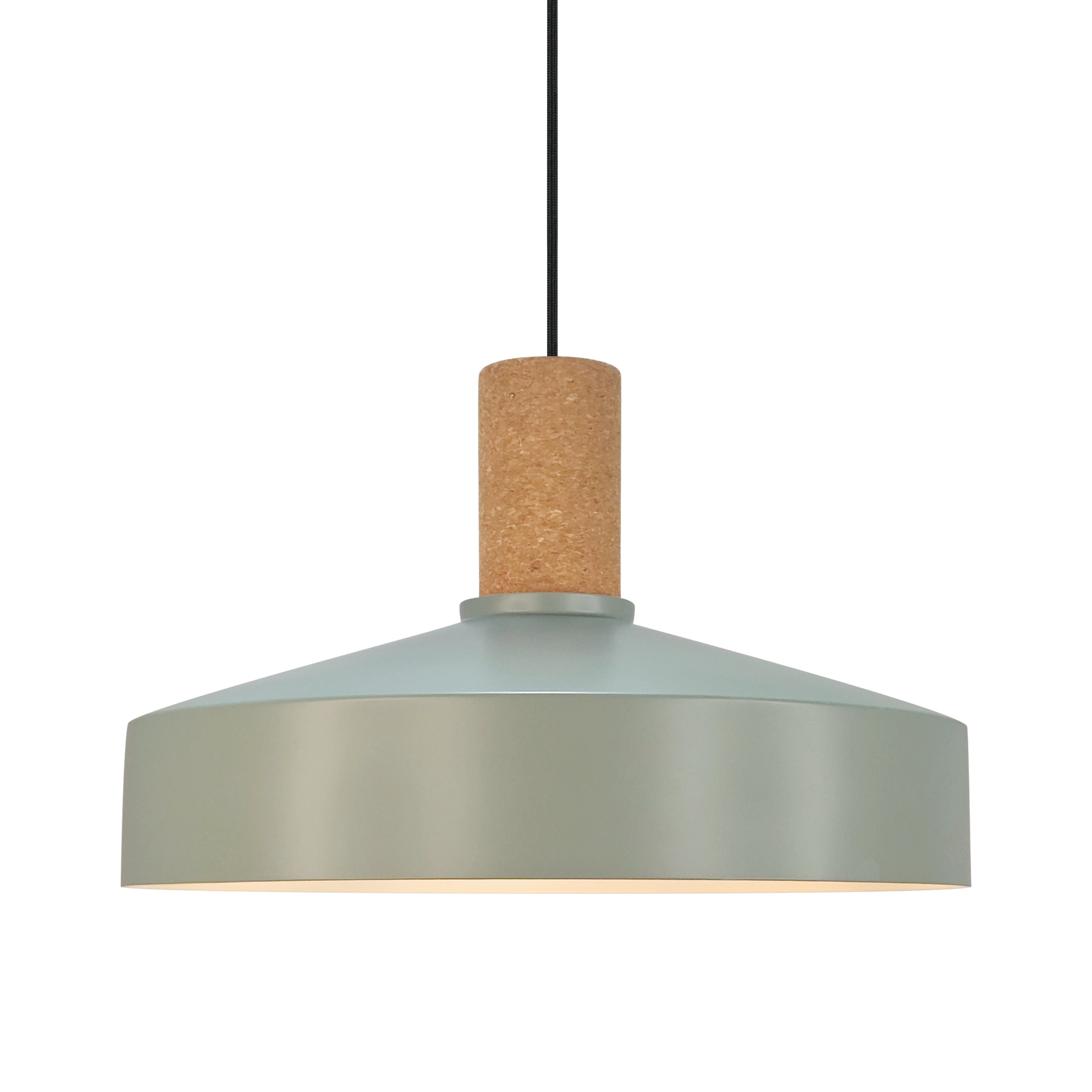 Helt tæt på Nordlux Elvas Cork Pendant Lamp i Dusty Green