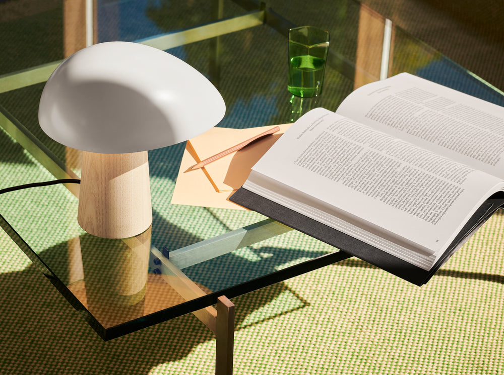 Night Owl™ Smokey White/Ask Bordlampe