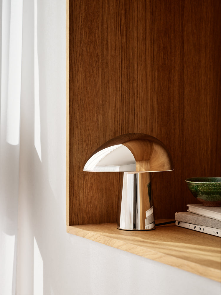 Night Owl™ Poleret Stål Bordlampe