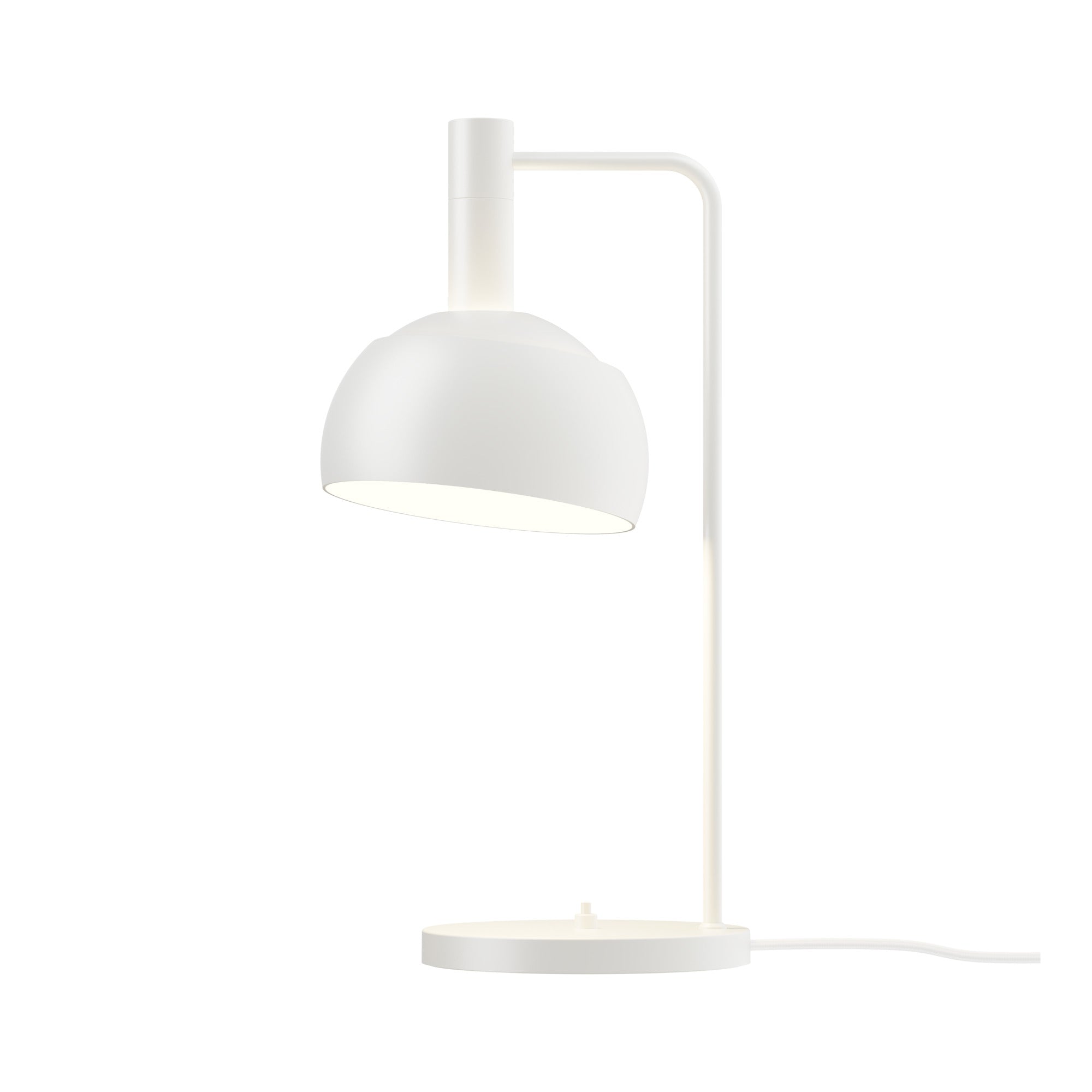 FJ Elements hvid bordlampe