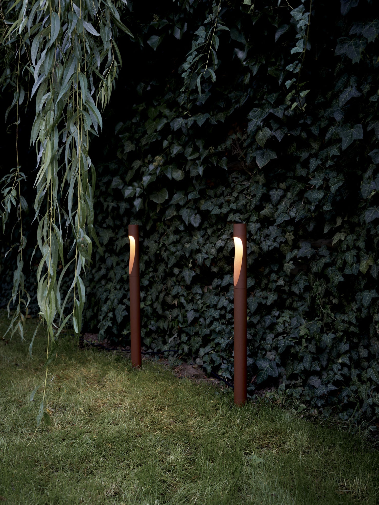 Flindt Garden Pullert Corten Høj M/Spyd og M/Adapter LED 2700K 6.5W