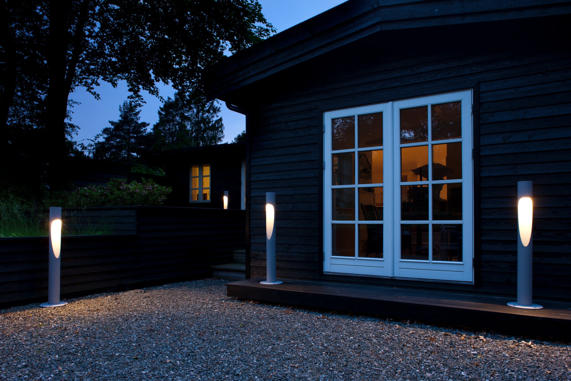 Flindt Garden Pullert Alu Høj M/Base og U/Adapter LED 2700K