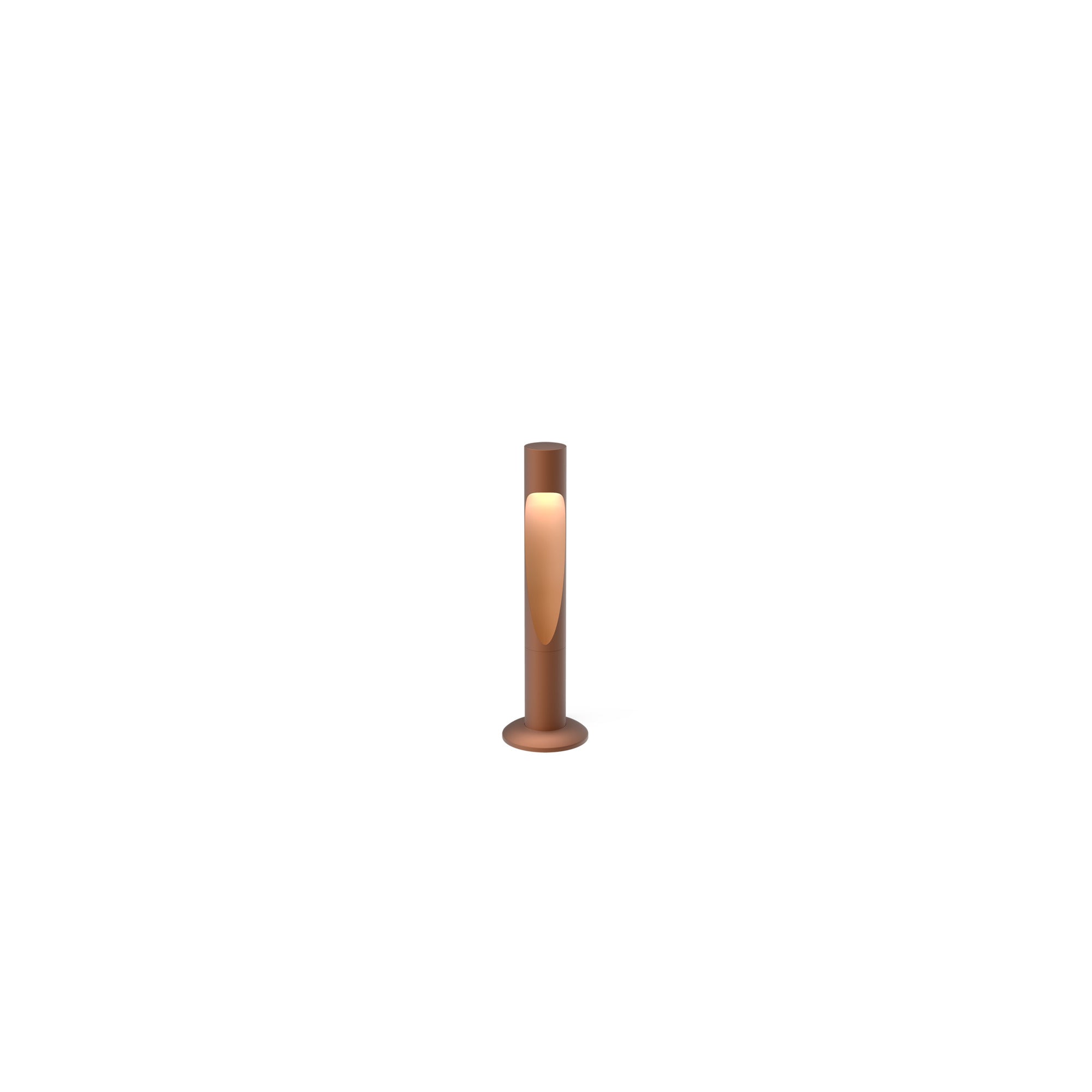 Flindt Garden Pullert Corten Lav M/Fodplade og U/Adapter LED 3000K 6.5W