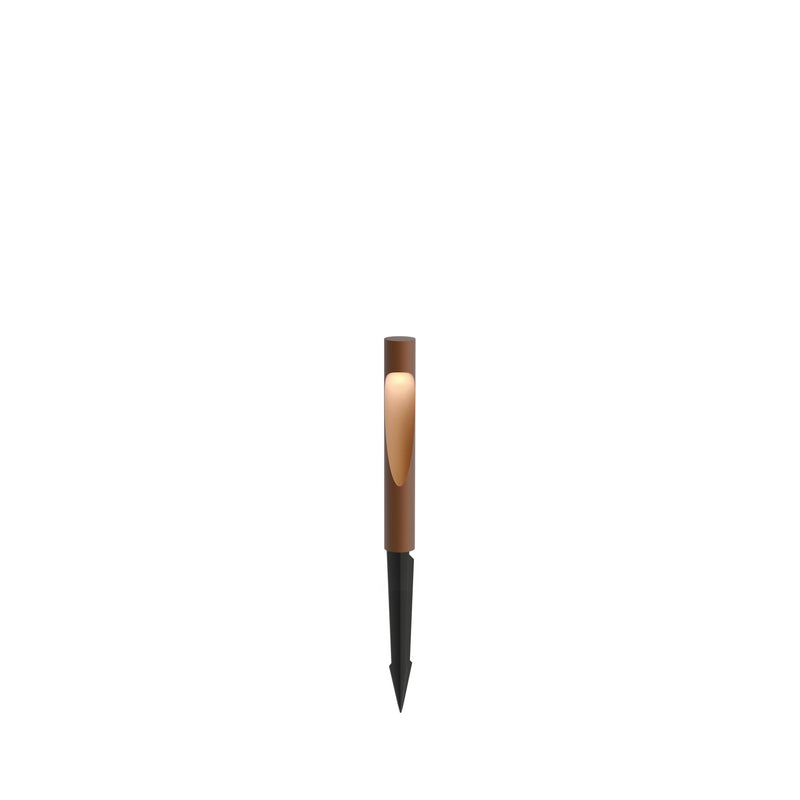 Flindt Garden Pullert Corten Lav M/Spyd og M/Adapter LED 2700K 6.5W