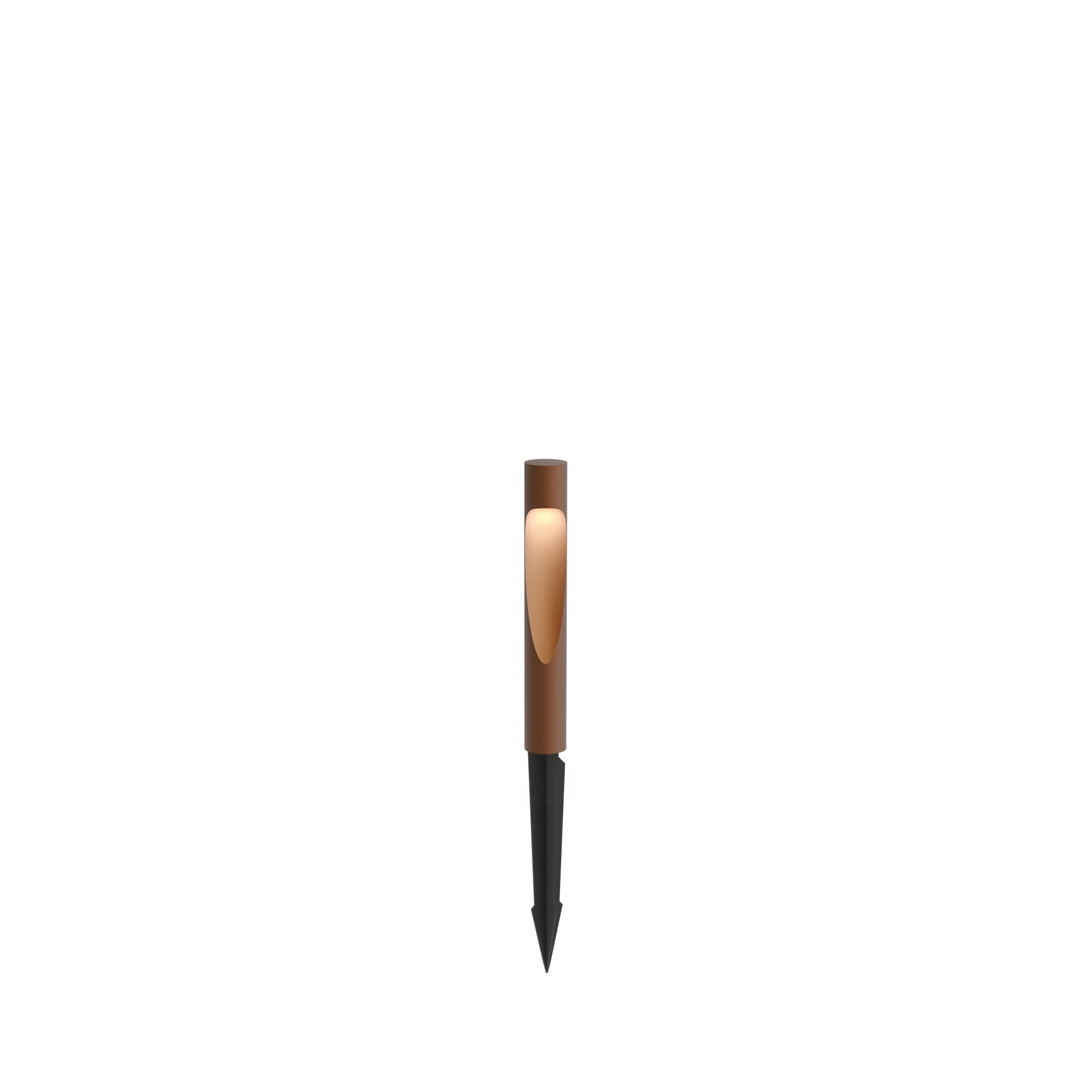 Flindt Garden Pullert Corten Lav M/Spyd og U/Adapter LED 3000K