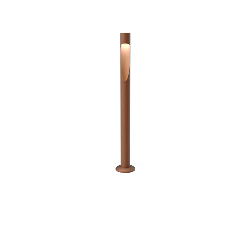 Flindt Garden Pullert Corten Høj M/Fodplade og U/Adapter LED 2700K 6.5W