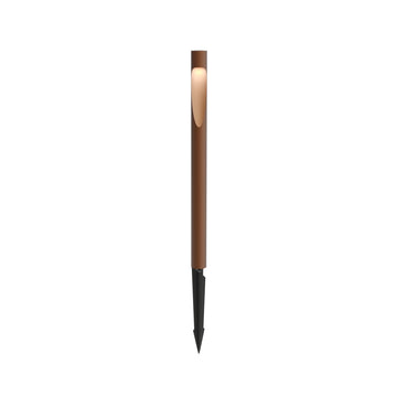 Flindt Garden Pullert Corten Høj M/Spyd og U/Adapter LED 3000K