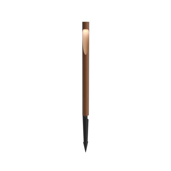 Flindt Garden Pullert Corten Høj M/Spyd og U/Adapter LED 2700K 6.5W