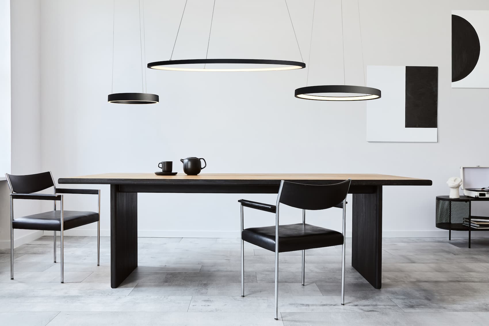 Gloria Pendant Ø80 IN Slim LED - Sort