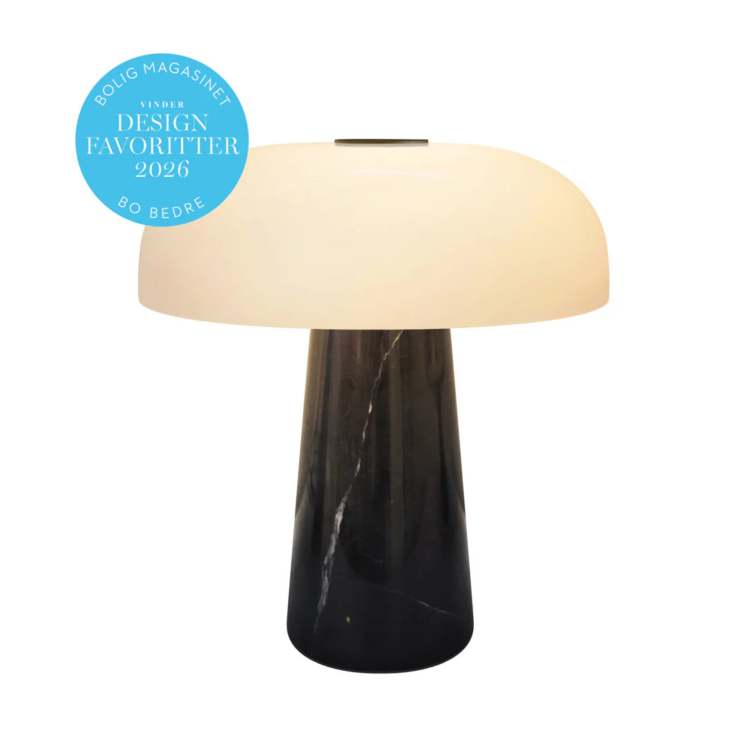Glossy Mini Portable Bordlampe Sort
